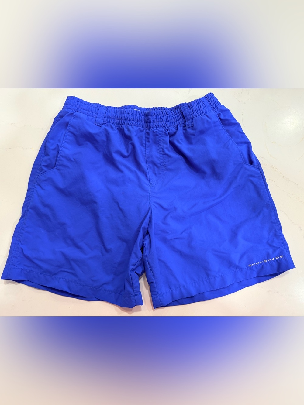 BOYS Columbia Royal Blue PFG Shorts
